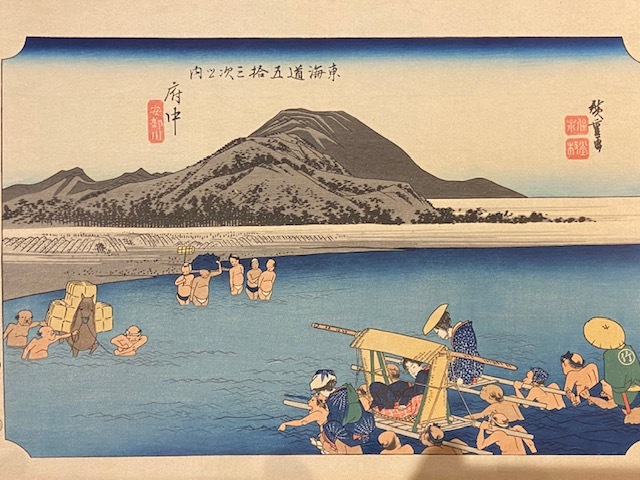江戸浮世絵木版画摺り体験 :: Hacchobori-suzuki-kometen